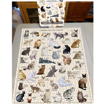 Das süßeste Katzenpuzzle 1000 Stücke